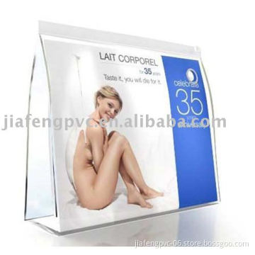 Transparent tpu bag for cosmetic packaging